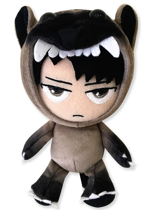 『進撃の巨人』×「MOVE 生きものになれる展」コラボグッズ第2弾「生きものになりきり！コラボキーチェーンぬいぐるみ」リヴァイ 1,990円（税別）(C)諫山創・講談社／「進撃の巨人」製作委員会