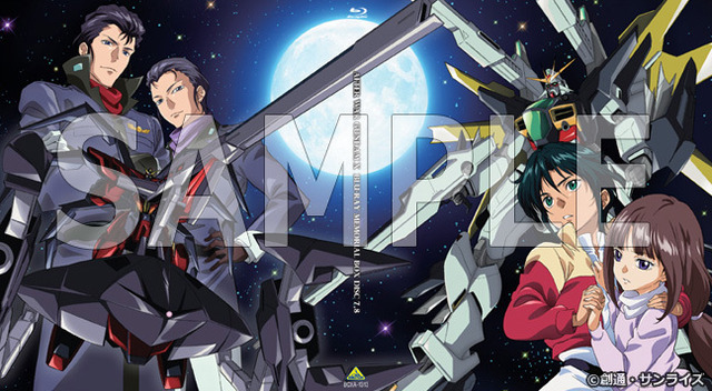 『機動新世紀ガンダムX』高橋晃（スタジオ・ダブ）による 新規描き下ろしインナージャケット（DISC7,8）(C)創通・サンライズ