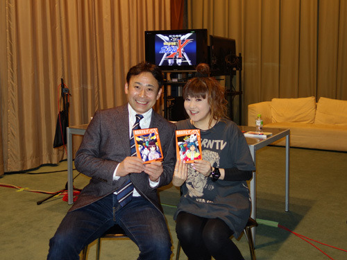 『機動新世紀ガンダムX』第19話「まるで夢を見てるみたい」オーディオコメンタリー 高木渉（ガロード役・写真左）&かないみか（ティファ役・写真右） (C)創通・サンライズ