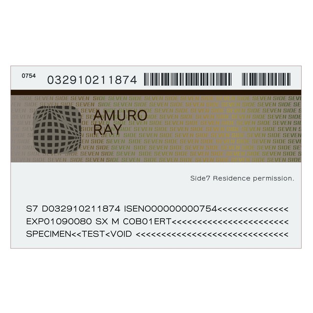 「アムロ・レイ リール付きIDストラップ（裏面）」(C)創通・サンライズ