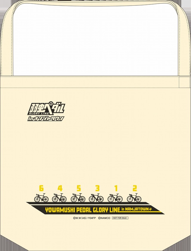 「『進め！GLORY LINE』A賞サコッシュ」（全3種）(C)渡辺航（週刊少年チャンピオン）／弱虫ペダル04製作委員会 (C)2018 NAMCO All rights reserved.