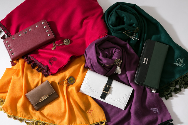 「最遊記RELOAD BLAST」コラボレーション財布、ストール＆ピンセット(C)峰倉かずや・一迅社／最遊記RB PROJECT