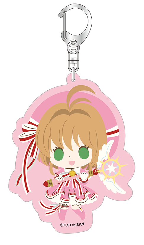 「chipicco カードキャプターさくら クリアカード編 アクリルキーホルダー」各900 円＋税(C)CLAMP ・ ST/講談社・ NEP ・ NHK