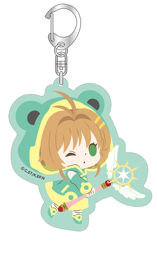 「chipicco カードキャプターさくら クリアカード編 アクリルキーホルダー」各900 円＋税(C)CLAMP ・ ST/講談社・ NEP ・ NHK