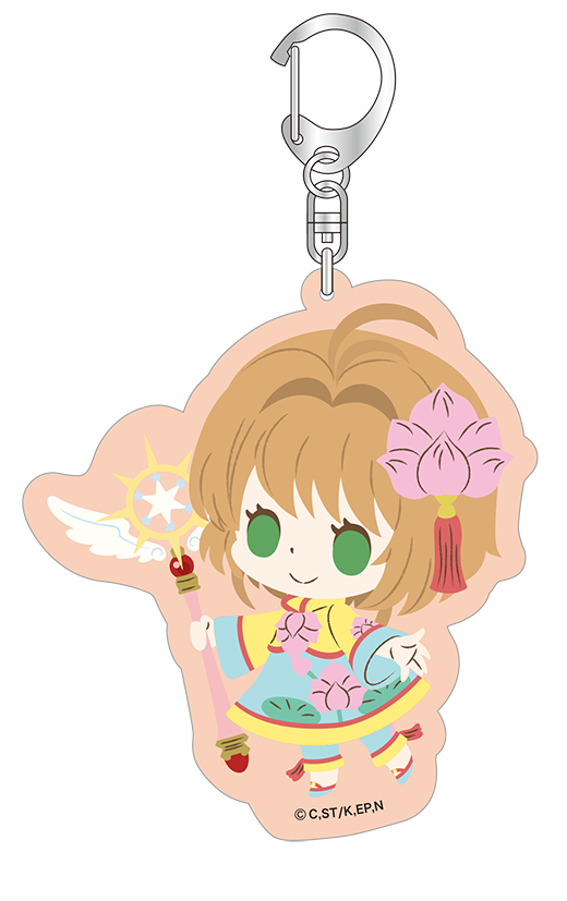 「chipicco カードキャプターさくら クリアカード編 アクリルキーホルダー」各900 円＋税(C)CLAMP ・ ST/講談社・ NEP ・ NHK