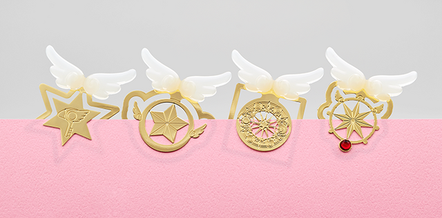 「カードキャプターさくら クリアカード編 エッチングクリップ」各900 円＋税(C)CLAMP ・ ST/講談社・ NEP ・ NHK