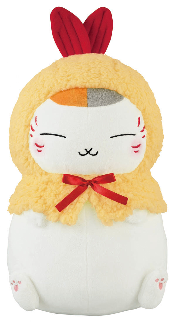 「一番くじ 夏目友人帳～ニャンコ先生とぬくぬくびより～」ラストワン賞 ニャンコ先生ぬいぐるみ～エビフライポンチョ～（全1種）(C)緑川ゆき・白泉社／「夏目友人帳」製作委員会