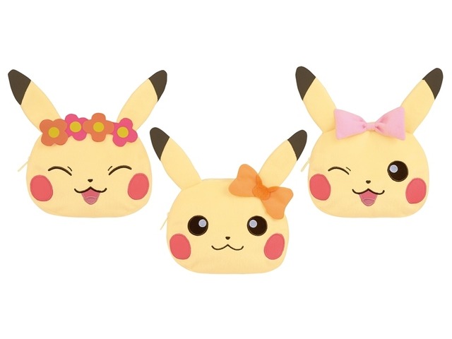 「Girlish PIKACHU」ぬいぐるみポーチ(C)Nintendo・Creatures・GAME FREAK・TV Tokyo・ShoPro・JR Kikaku (C)Pokemon