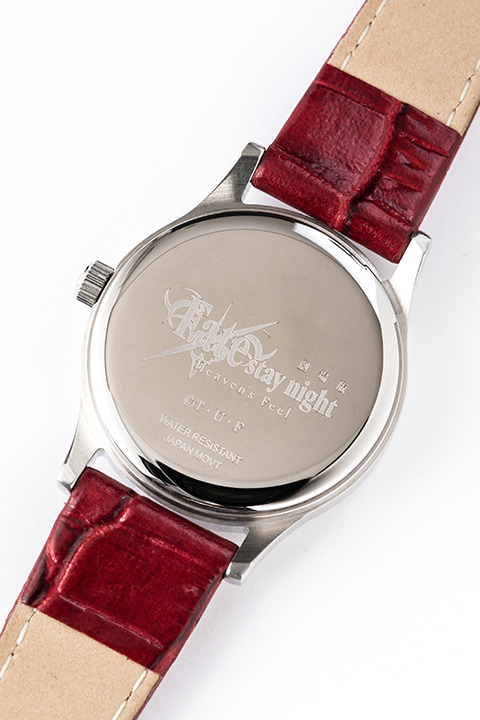 劇場版『Fate/stay night[Heaven’s Feel]』コラボレーションアイテム 遠坂 凛 モデル 腕時計／13,800円(税別)(C)TYPE-MOON・ufotable・FSNPC