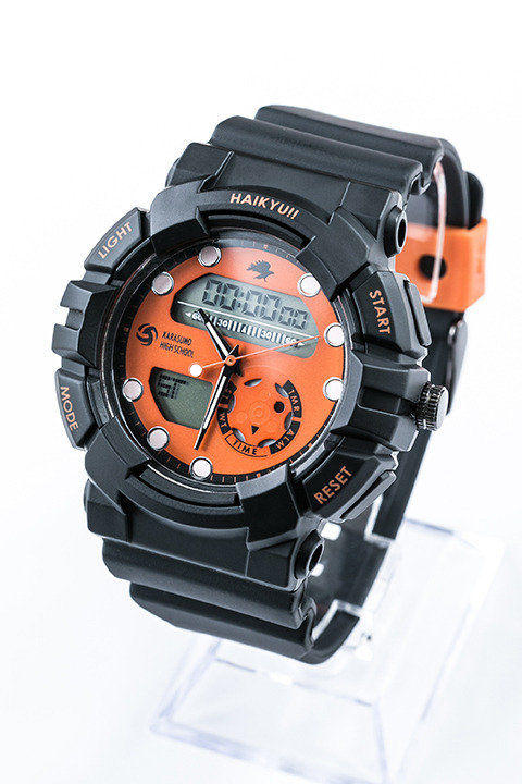 『ハイキュー!!』コラボレーションアイテム 烏野高校 モデル 腕時計／12,800円(税別)(C)古舘春一／集英社・「ハイキュー!!3rd」製作委員会・MBS