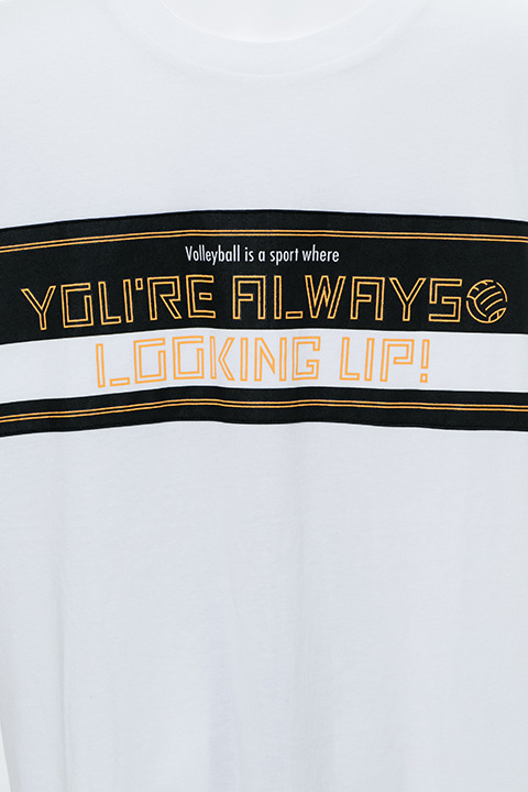 『ハイキュー!!』コラボレーションアイテム 烏野高校 モデル カットソー／6,000円(税別)(C)古舘春一／集英社・「ハイキュー!!3rd」製作委員会・MBS