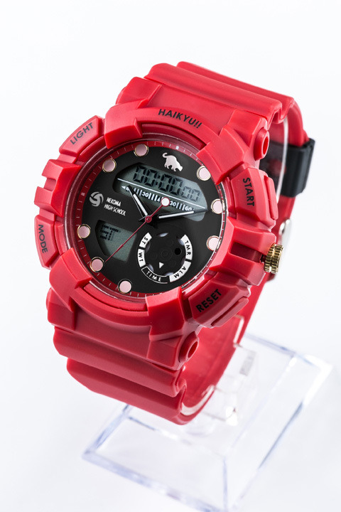 『ハイキュー!!』コラボレーションアイテム 音駒高校 モデル 腕時計／12,800円(税別)(C)古舘春一／集英社・「ハイキュー!!3rd」製作委員会・MBS