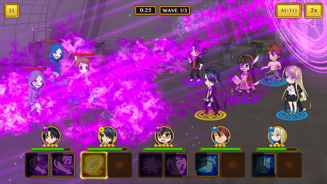 『ネギマテ！UQ HOLDER！～魔法先生ネギま！2～』ゲーム画面(C)赤松健・講談社／UQナンバーズ