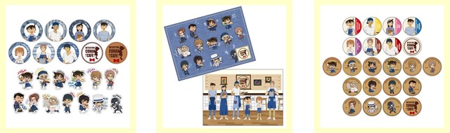 予約特典・オリジナルステッカー（ランダム22種）／来店特典・オリジナルランチョンマット（ランダム2種）／ドリンク注文特典・オリジナルコースター（ランダム22種）(C)青山剛昌／小学館・読売テレビ・TMS 1996