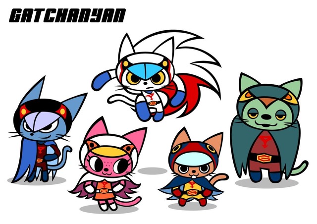 『科学忍ニャ隊 ガッチャニャン』キャラクターデザイン第一号