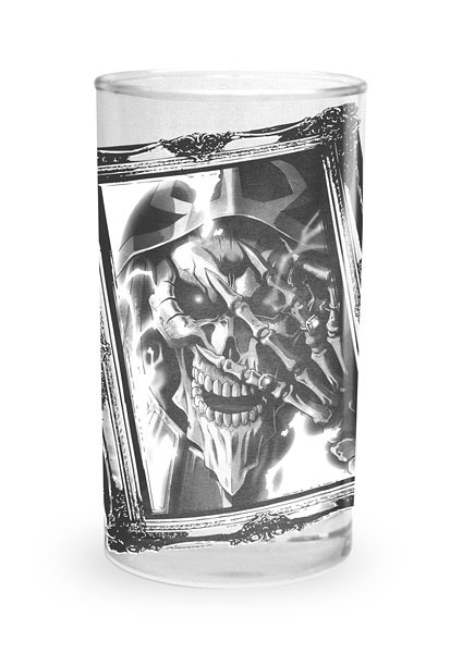 『オーバーロードII』カフェ アインズ・ウール・ゴウン グラス　￥1,000＋税(C)丸山くがね・KADOKAWA刊／オーバーロード2製作委員会