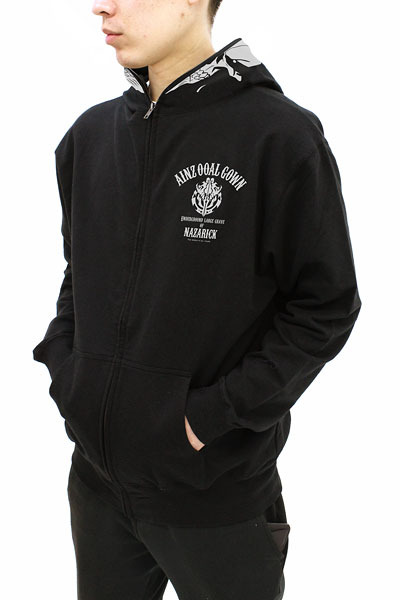 『オーバーロードII』カフェ アインズ フルジップパーカー　￥7,200＋税(C)丸山くがね・KADOKAWA刊／オーバーロード2製作委員会