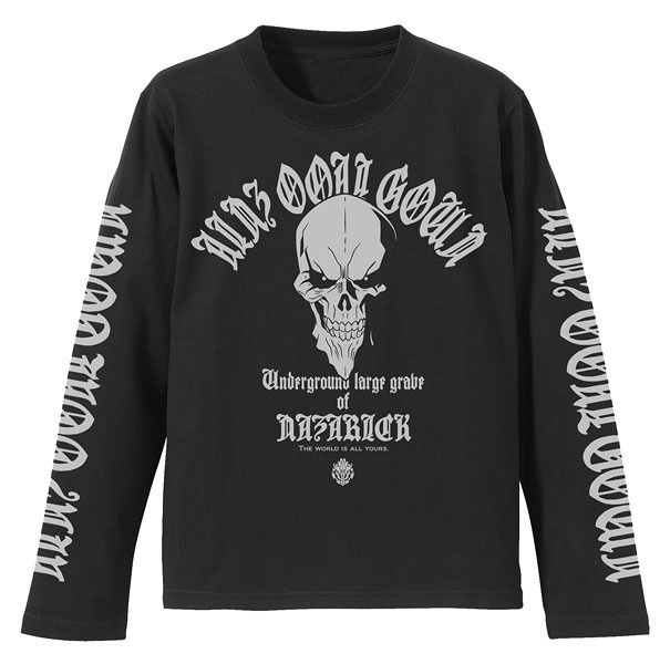 『オーバーロードII』カフェ アインズ リブなしロングスリーブTシャツ　￥3,800＋税(C)丸山くがね・KADOKAWA刊／オーバーロード2製作委員会