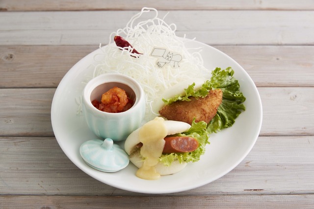 『鬼灯の冷徹』コラボカフェ『誠実な中華プレート』～僕と遊んでください～ 1,200円(C)江口夏美・講談社／「鬼灯の冷徹」第弐期製作委員会