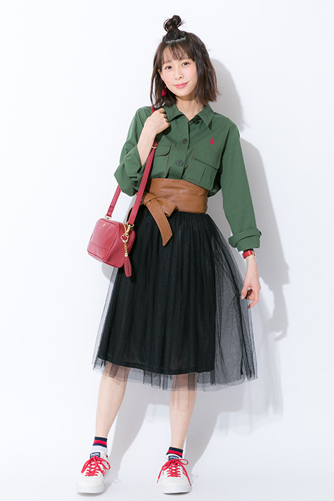 『K RETURN OF KINGS』コラボレーションアイテム 八田美咲モデル イメージ(C)GoRA・GoHands／k-project