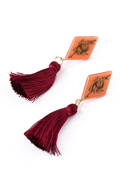 『K RETURN OF KINGS』コラボレーションアイテム 八田美咲モデル ピアス3,800円(税別)(C)GoRA・GoHands／k-project