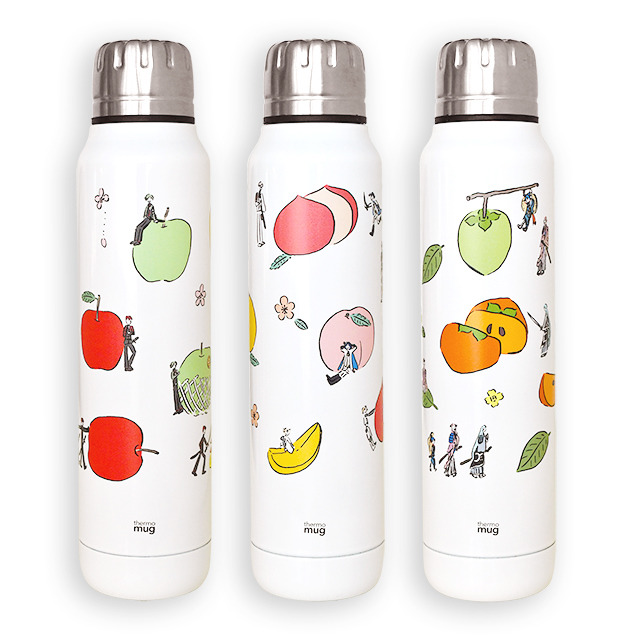 「thermo mug ステンレスボトル（3800円・税別／全3種）」（C）2015-2018 DMM GAMES/Nitroplus