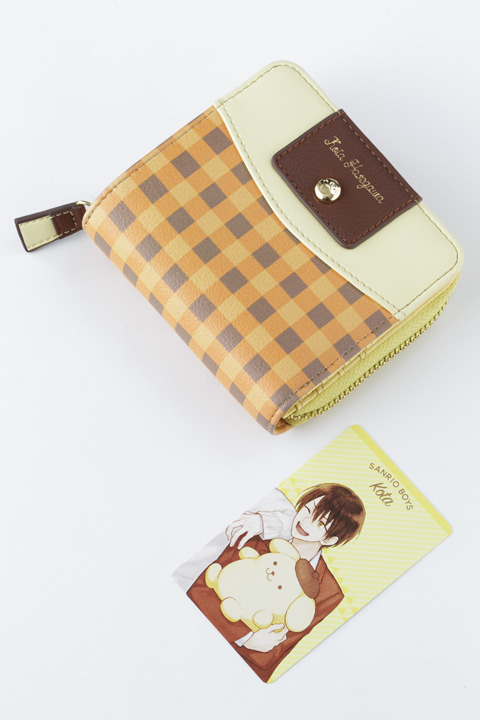 『サンリオ男子』コラボレーション 財布／7,800円(税別) 長谷川康太 モデル(C)2015, 2018 SANRIO CO., LTD. APPROVAL NO.S584763 HP