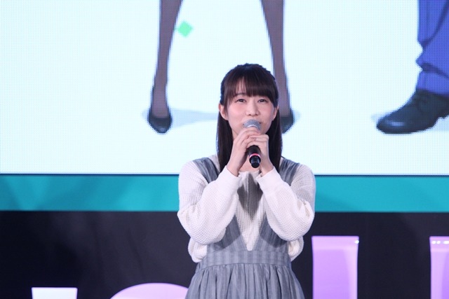 「フジテレビ アニメラインナップ発表会 2018」に登場した伊達朱里紗
