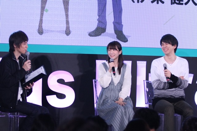 「フジテレビ アニメラインナップ発表会 2018」に登場した伊達朱里紗、伊東健人