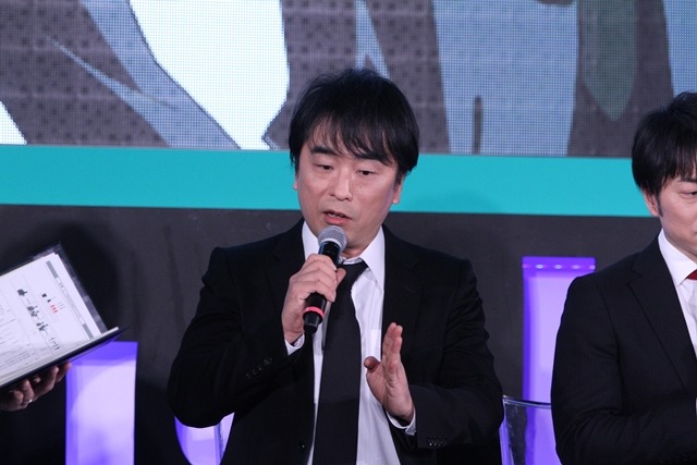 「フジテレビ アニメラインナップ発表会 2018」に登場した関智一