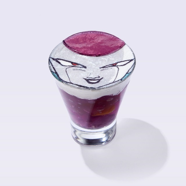 フリーザさまの戦闘力530000パフェ 1,480 円 (C)バードスタジオ／集英社