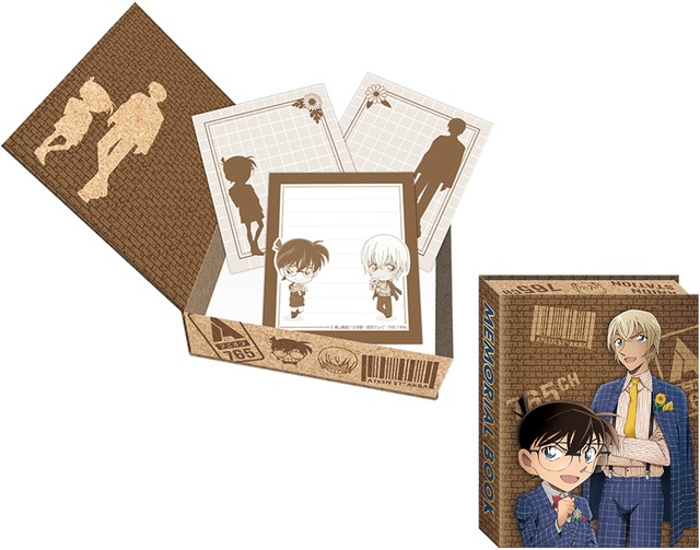 「名探偵コナン 765 放送局 in アニ ON STATION」メモリアルデザイン BOX（全 1 種） ※3 種類のメモシート入り 価格：900 円（税込）(C)青山剛昌／小学館・読売テレビ・TMS 1996 (C)2018 NAMCO All rights reserved.