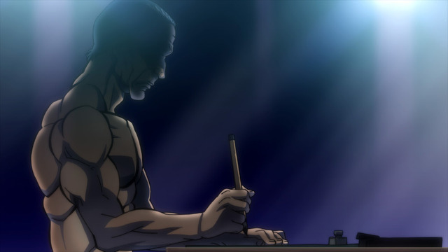 TVアニメ『バキ』場面カット(C)板垣恵介(秋田書店)／バキ製作委員会