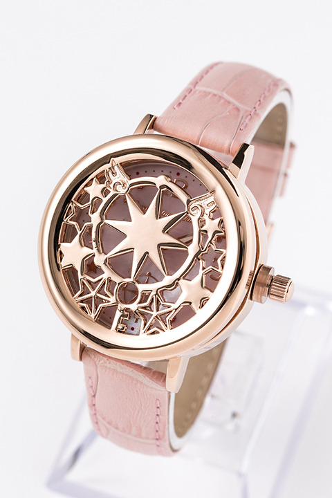 『カードキャプターさくら クリアカード編』コラボレーションアイテム「Pink Blooming」腕時計／14,800円(税別)(C)CLAMP・ST/講談社・NEP・NHK