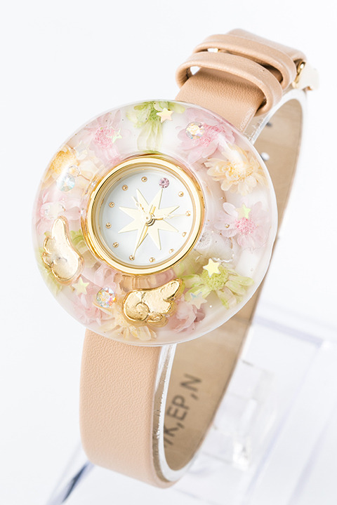 『カードキャプターさくら クリアカード編』コラボレーションアイテム「Clear Blooming」腕時計／14,800円(税別)(C)CLAMP・ST/講談社・NEP・NHK