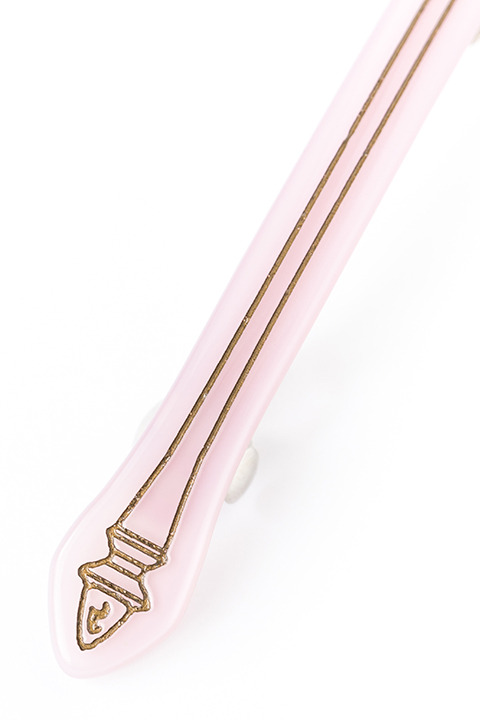 『カードキャプターさくら クリアカード編』コラボレーションアイテム「Clear Blooming」バレッタ／ 3,000円(税別)(C)CLAMP・ST/講談社・NEP・NHK