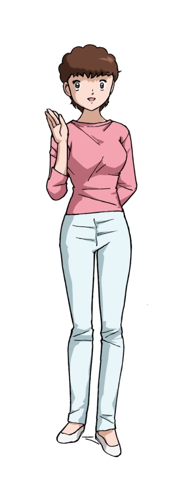 TVアニメ『キャプテン翼』大空奈津子(C)高橋陽一／集英社・2018キャプテン翼製作委員会 (C)高橋陽一／集英社