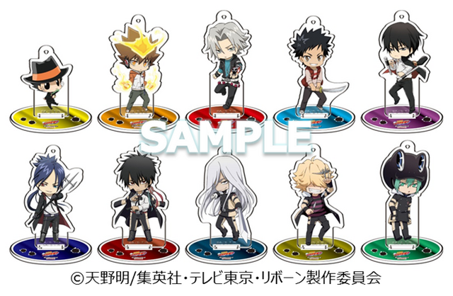 「家庭教師ヒットマン REBORN！ キャラポップストア」未来編描き起こしイラスト アクリルスタンド（全 10 種）980 円（税込）(C)天野明／集英社・テレビ東京・リボーン製作委員会