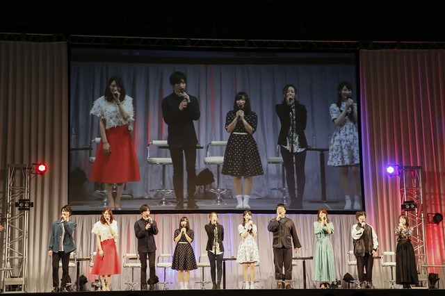 人気声優陣10名が一堂に会したレアなステージ。個性豊かなメンバーがファンに笑顔を贈った