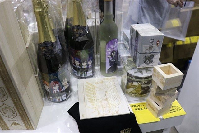 タイバニ、キンプリ、ボトムズ...アニメとお酒がコラボした白糸酒造ブース【AnimeJapan 2018】