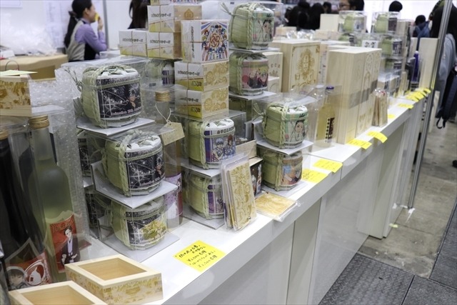タイバニ、キンプリ、ボトムズ...アニメとお酒がコラボした白糸酒造ブース【AnimeJapan 2018】