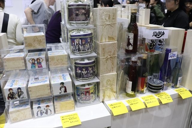 タイバニ、キンプリ、ボトムズ...アニメとお酒がコラボした白糸酒造ブース【AnimeJapan 2018】