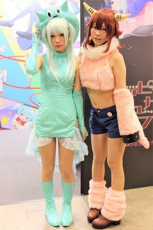 「ポンクエ」擬人化コスプレイヤーがお迎え！ バップブースは幅広い作品を紹介【AJ2018】