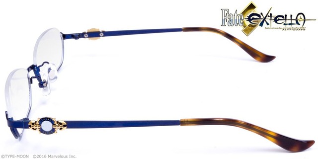 「Fate/EXTELLA」イメージコラボ眼鏡 ネロ・クラウディウス 束縛の花嫁衣装ver.／玉藻の前 モデル 14,000円(税別)(C)TYPE-MOON(C)2016 Marvelous Inc.