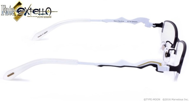 「Fate/EXTELLA」イメージコラボ眼鏡 ネロ・クラウディウス 束縛の花嫁衣装ver.／玉藻の前 モデル 14,000円(税別)(C)TYPE-MOON(C)2016 Marvelous Inc.