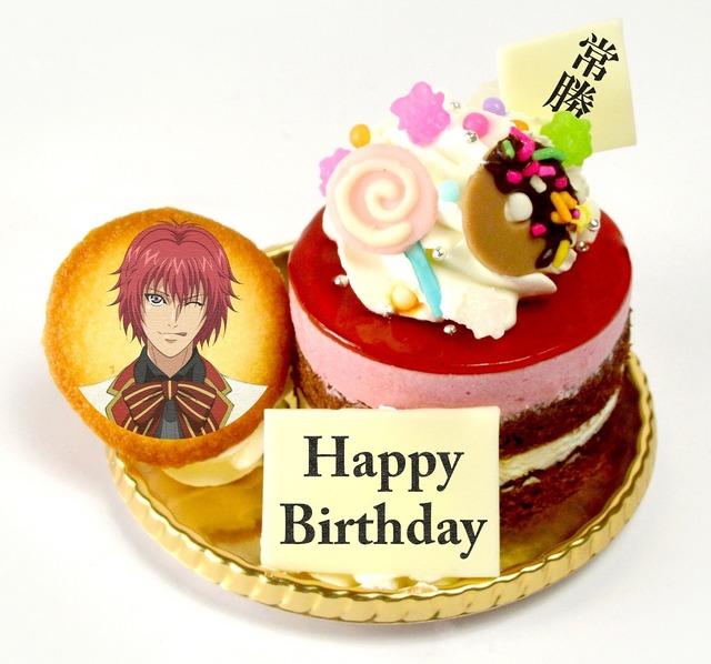 「新テニスの王子様 立海祭り in J-WORLD TOKYO」丸井ブン太のシクヨロ。バースデーケーキ (サワーチェリーケーキ) (750 円) (C)許斐 剛／集英社・ＮＡＳ・新テニスの王子様プロジェクト