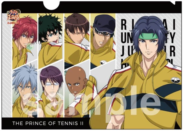 「新テニスの王子様 立海祭り in J-WORLD TOKYO」A4 クリアファイル (全 1 種／378 円)(C)許斐 剛／集英社・ＮＡＳ・新テニスの王子様プロジェクト
