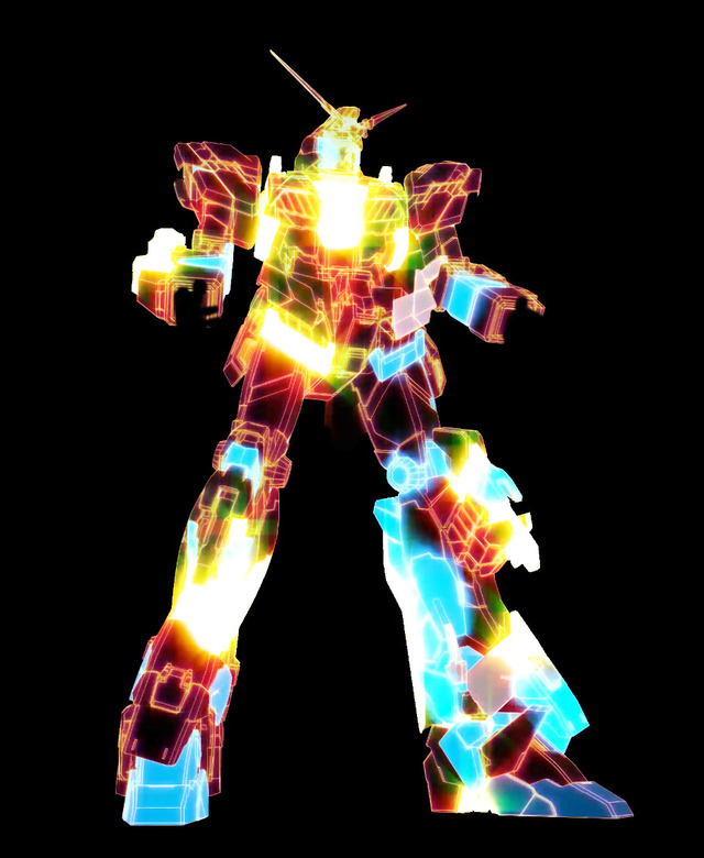 実物大ユニコーンガンダム立像プロジェクションマッピング イメージ(C)創通・サンライズ