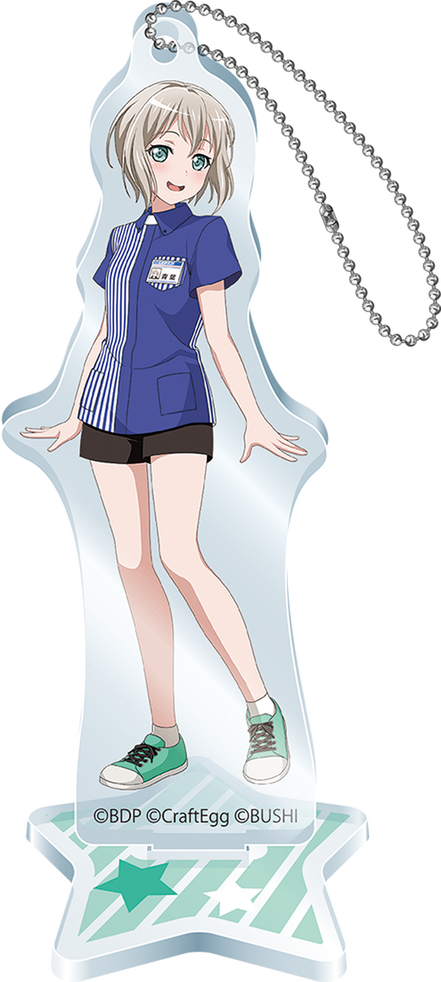 「バンドリ！ ガールズバンドパーティ！ キャンペーン」アクリルスタンドキーホルダー（全5種） 本体価格 各1,111円(税込 各1,200円)(C)BanG Dream! Project (C) Craft Egg Inc. (C) bushiroad All Rights Reserved.(C)Lawson, Inc.