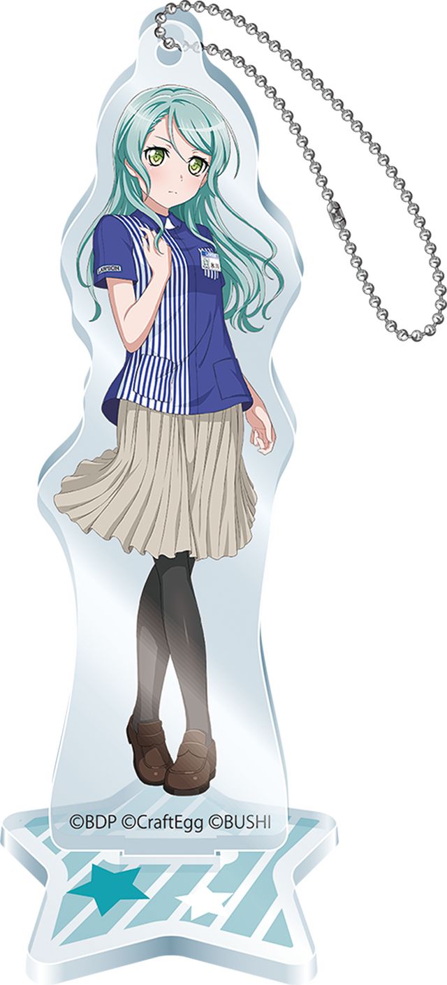 「バンドリ！ ガールズバンドパーティ！ キャンペーン」アクリルスタンドキーホルダー（全5種） 本体価格 各1,111円(税込 各1,200円)(C)BanG Dream! Project (C) Craft Egg Inc. (C) bushiroad All Rights Reserved.(C)Lawson, Inc.